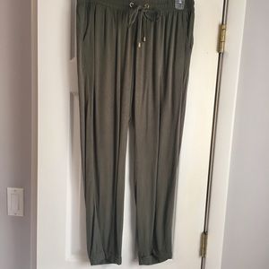 Chocolate Olive Jogger Pants